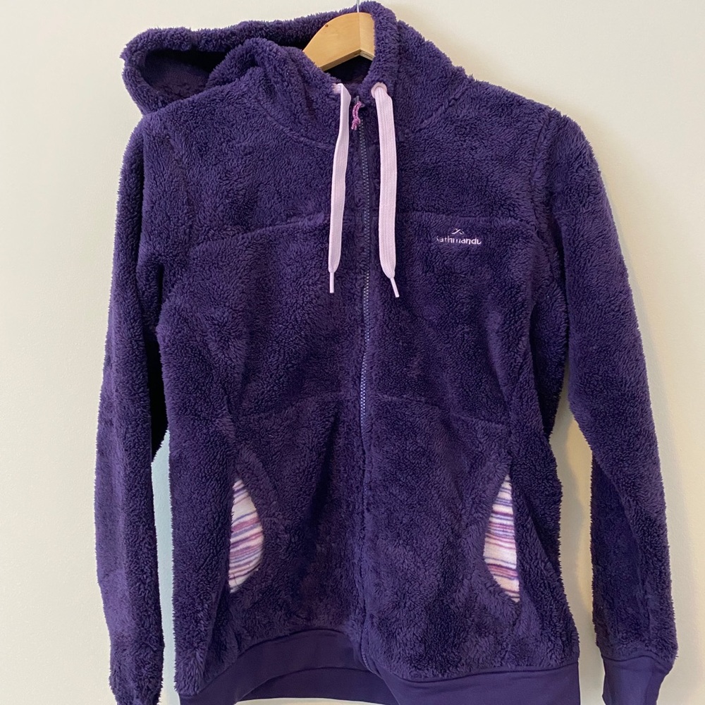 NWT Kathmandu Outdoor Plush Hooded Fleece Jacket